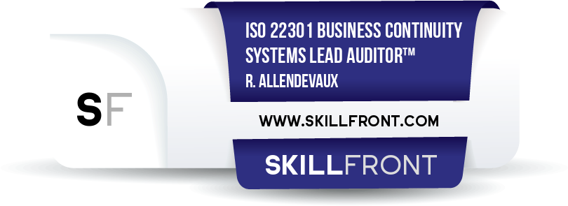 ISO 22301 Business Continuity Management Systems Lead Auditor™