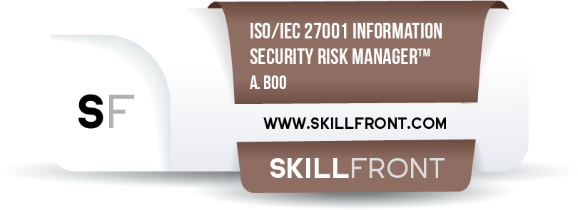 ISO/IEC 27001 Information Security Risk Manager™