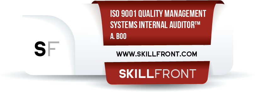 ISO 9001 Quality Management Systems Internal Auditor™