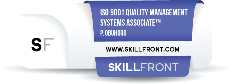 ISO 9001 Quality Management Systems Associate™