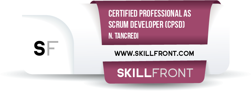 Certified Professional As Scrum Developer™ (CPSD™)